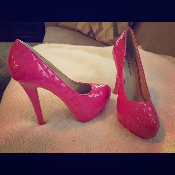 👠Just Fabulous Pink Heels - Picture 3 of 4